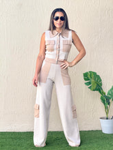 Load image into Gallery viewer, &quot;Cecile&quot; Knitted Vest And Matching Pants Set
