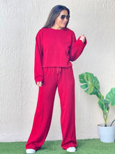 Load image into Gallery viewer, &quot;Sendy&quot; Long Sleeve Shirt And Sweatpants Set
