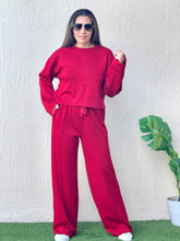 Load image into Gallery viewer, &quot;Sendy&quot; Long Sleeve Shirt And Sweatpants Set
