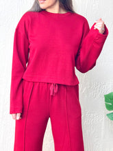 Load image into Gallery viewer, &quot;Sendy&quot; Long Sleeve Shirt And Sweatpants Set
