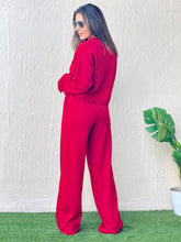 Load image into Gallery viewer, &quot;Sendy&quot; Long Sleeve Shirt And Sweatpants Set
