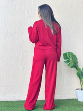 Load image into Gallery viewer, &quot;Sendy&quot; Long Sleeve Shirt And Sweatpants Set
