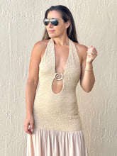 Load image into Gallery viewer, &quot;Analie&quot; Halter Stretching Maxi Dress

