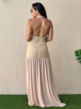 Load image into Gallery viewer, &quot;Analie&quot; Halter Stretching Maxi Dress
