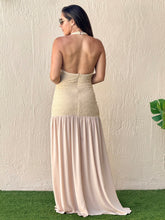 Load image into Gallery viewer, &quot;Analie&quot; Halter Stretching Maxi Dress
