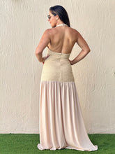 Load image into Gallery viewer, &quot;Analie&quot; Halter Stretching Maxi Dress
