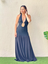 Load image into Gallery viewer, &quot;Analie&quot; Halter Stretching Maxi Dress

