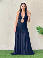 Load image into Gallery viewer, &quot;Analie&quot; Halter Stretching Maxi Dress
