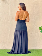 Load image into Gallery viewer, &quot;Analie&quot; Halter Stretching Maxi Dress
