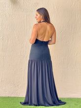 Load image into Gallery viewer, &quot;Analie&quot; Halter Stretching Maxi Dress
