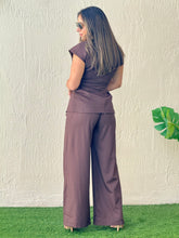 Load image into Gallery viewer, &quot;Lucia&quot; Sleeveless Vest And Matching Pants Set
