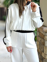 Load image into Gallery viewer, &quot;Olivia&quot; Zipper Up Jacket And matching Pants Set
