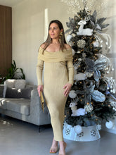 Load image into Gallery viewer, &quot;Amani&quot; Lurex Long Sleeve Maxi Dress
