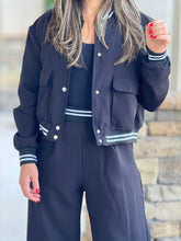 Load image into Gallery viewer, &quot;Cassy&quot; Long Sleeve Jacket And High Waisted Pants Set
