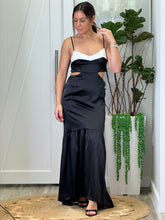 Load image into Gallery viewer, &quot;Iliana&quot; Satin Cut Out Maxi Dress
