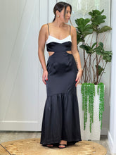 Load image into Gallery viewer, &quot;Iliana&quot; Satin Cut Out Maxi Dress
