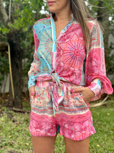 Load image into Gallery viewer, &quot;Anabelle&quot;  Long Sleeve Shirt And Short Set
