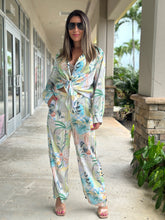 Load image into Gallery viewer, &quot;Amanda&quot; Tropical Print Long Sleeve Shirt And Pants
