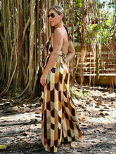 Load image into Gallery viewer, &quot;Anais&quot; Halter Backless Braid Belted Jumpsuit
