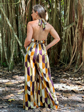 Load image into Gallery viewer, &quot;Anais&quot; Halter Backless Braid Belted Jumpsuit
