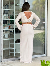 Load image into Gallery viewer, Long Sleeve Stretching Cut Out Max Dress
