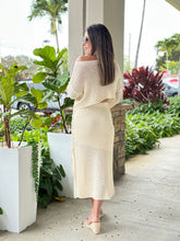 Load image into Gallery viewer, &quot;Gaetana&quot; Braid Detail Sweater Top And Midi Skirt Set
