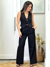 Load image into Gallery viewer, &quot;Bianca&quot; Sleeveless Vest And Pleated Trouser Set
