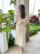 Load image into Gallery viewer, &quot;Gaetana&quot; Braid Detail Sweater Top And Midi Skirt Set
