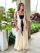 Load image into Gallery viewer, &quot;Rafaella&quot; Plunging Neckline With Binding Maxi Dress

