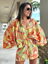 Load image into Gallery viewer, &quot;Summer&quot; Kimono Sleeve Romper
