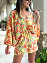 Load image into Gallery viewer, &quot;Summer&quot; Kimono Sleeve Romper
