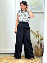 Load image into Gallery viewer, &quot;Anita&quot; Shoulder Pad Crop Top And High Waisted Pants
