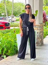 Load image into Gallery viewer, &quot;Shani&quot; Wide Leg High Waisted Pants And Top Shirt Set
