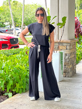 Load image into Gallery viewer, &quot;Shani&quot; Wide Leg High Waisted Pants And Top Shirt Set
