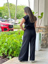 Load image into Gallery viewer, &quot;Shani&quot; Wide Leg High Waisted Pants And Top Shirt Set
