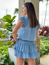 Load image into Gallery viewer, &quot;Mafe&quot; Sleeveless Mini Dress With Pleated Skirt
