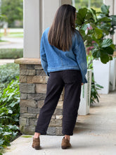 Load image into Gallery viewer, &quot;Alexia&quot; Bomber Denim Jacket
