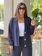 Load image into Gallery viewer, &quot;Cindy&quot; Cardigan And Sweatpants Set
