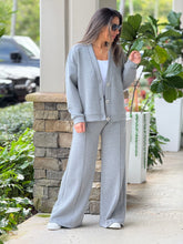 Load image into Gallery viewer, &quot;Cindy&quot; Cardigan And Sweatpants Set
