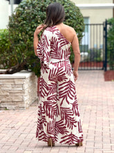 Load image into Gallery viewer, &#39;Thaciana&quot; Printed One Shoulder Belted Jumpsuit
