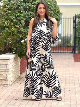 Load image into Gallery viewer, &quot;Thaciana&quot; Printed One Shoulder Belted Jumpsuit
