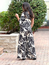 Load image into Gallery viewer, &quot;Thaciana&quot; Printed One Shoulder Belted Jumpsuit
