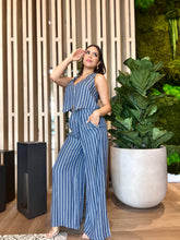 Load image into Gallery viewer, &quot;Dennisse&quot; Striped High Waisted Pants And Vest Set
