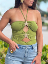 Load image into Gallery viewer, &quot;Sol&quot; One Size Cut Out Bodysuit
