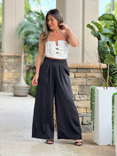 Load image into Gallery viewer, &quot;Alessandra&quot; Tube Bow Detailing Top And High Waisted Long Pants Set
