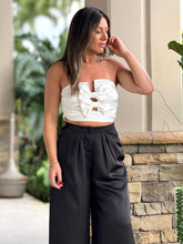 Load image into Gallery viewer, &quot;Alessandra&quot; Tube Bow Detailing Top And High Waisted Long Pants Set
