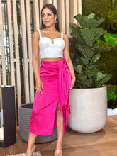 Load image into Gallery viewer, &quot;Olivia&quot; High Waisted Midi Skirt
