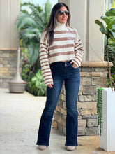 Load image into Gallery viewer, &quot;Adrianna&quot; Turtle Striped Sweater
