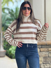 Load image into Gallery viewer, &quot;Adrianna&quot; Turtle Striped Sweater
