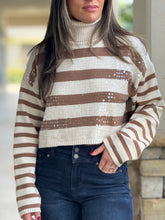 Load image into Gallery viewer, &quot;Adrianna&quot; Turtle Striped Sweater
